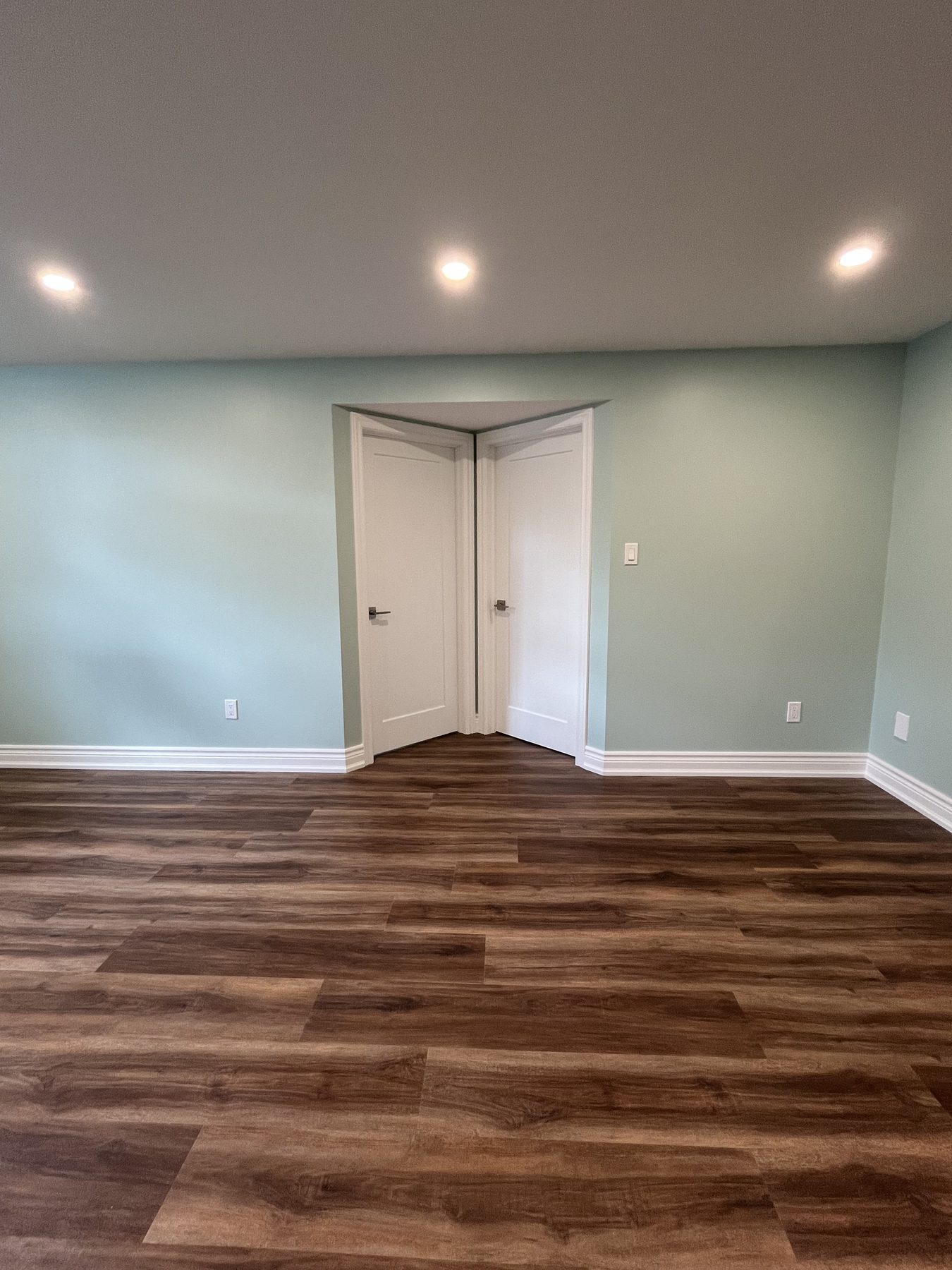 Finished basement by Hadley-Irvine