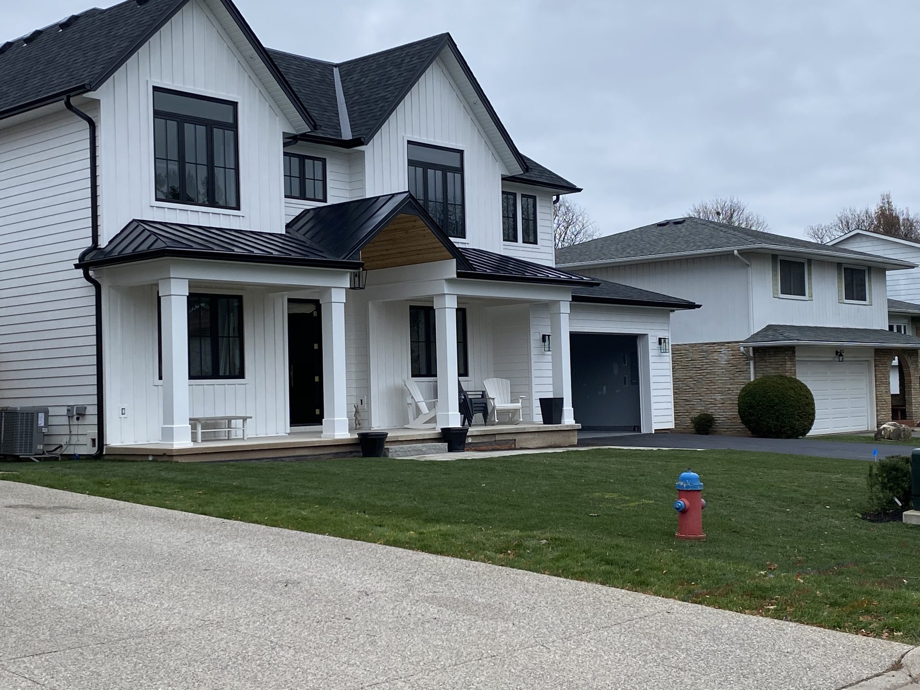 Custom home exterior by Hadley-Irvine